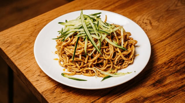 Sichuan Cold Chili Noodles.
