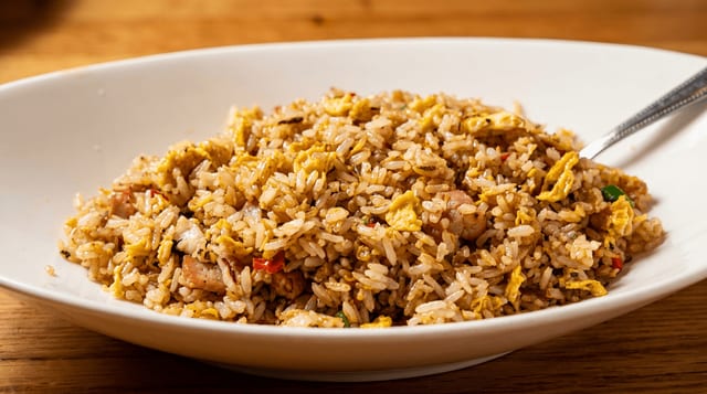 Sichuan Style Fried Rice.