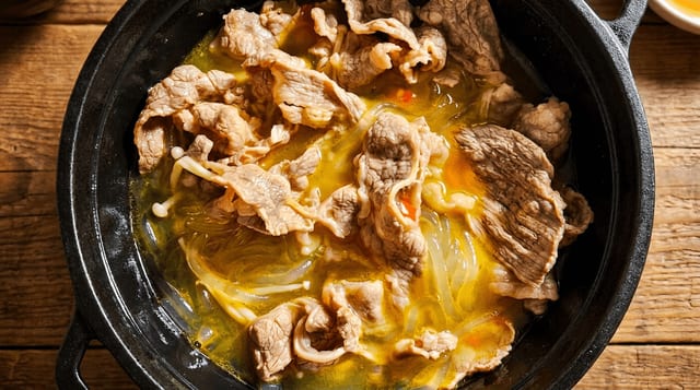 Spicy & Sour Ribeye Pot.