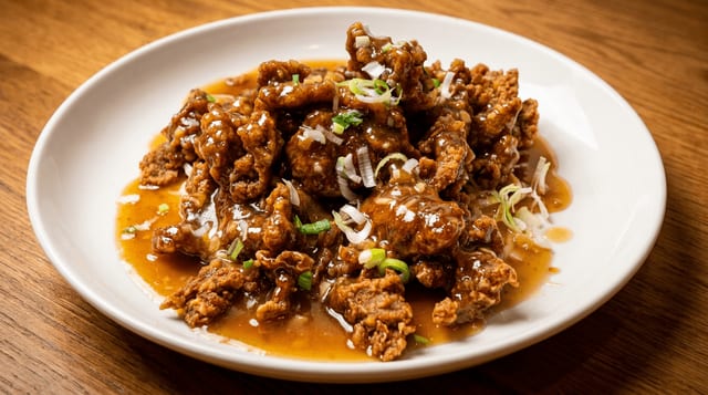 Sweet & Sour Beef.