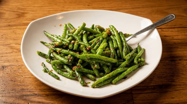 Vegetarian String Beans.