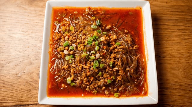 Crystal Glass Noodles w/ Minced Pork.
