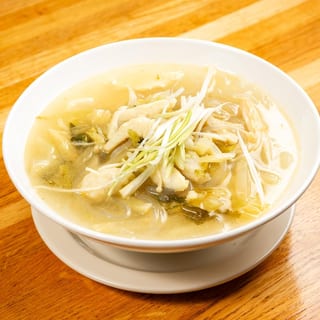 Pickled Vegetable w/ Flounder Soup